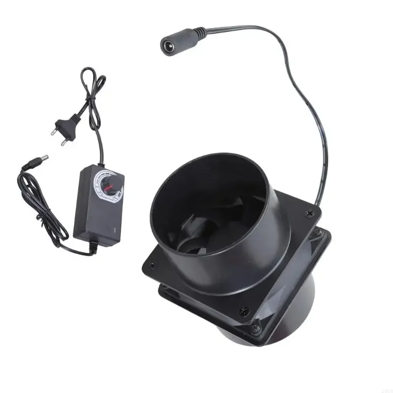 Quiet 4500RPM Air Blower Exhaust Fan For Plant Tent And Workshop Ventilation thumbnail 4