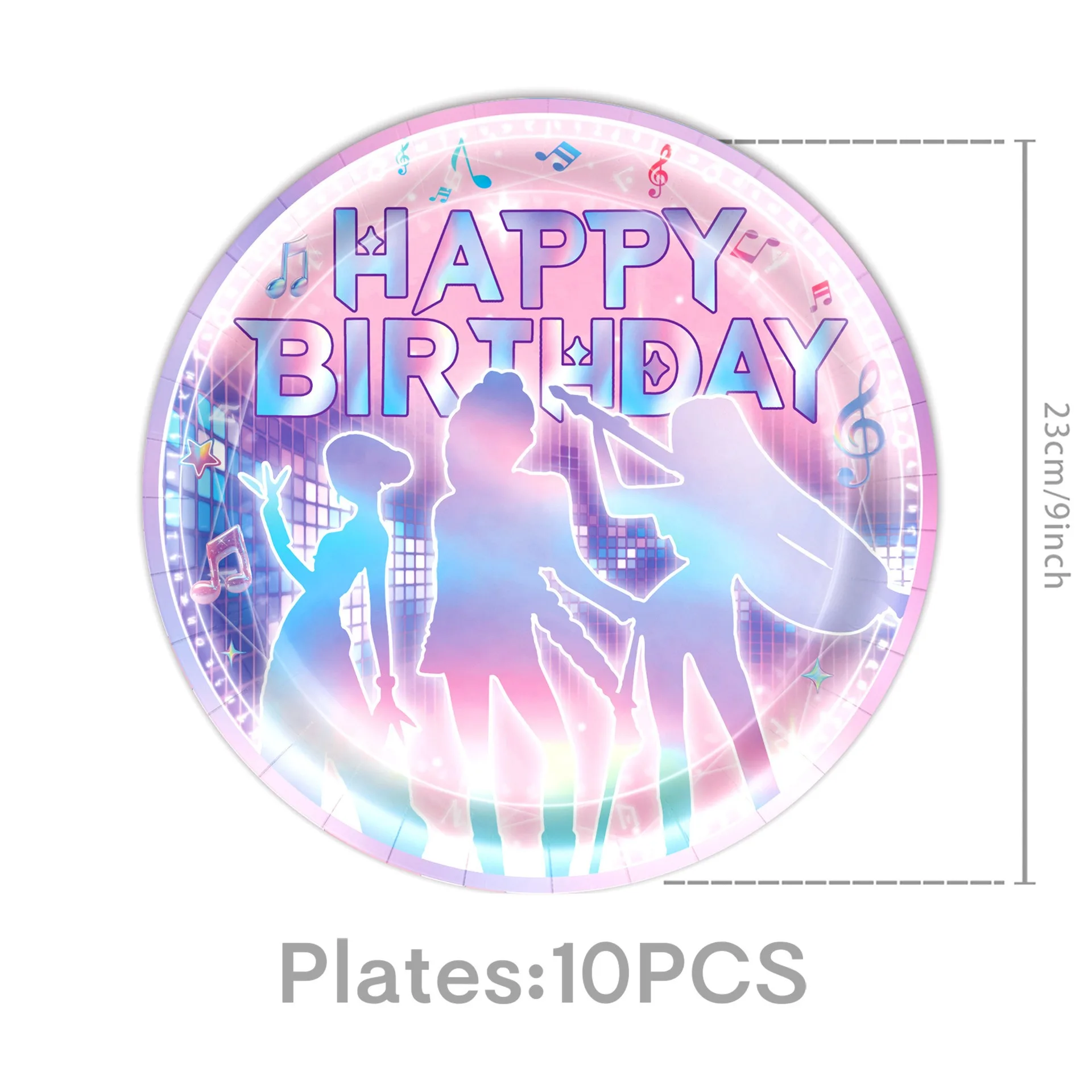 Kpop Popular Disposable Party Tableware Set Girls Birthday Party Supplies Party Decorations Banner Kids Favors Boys Gifts thumbnail 3
