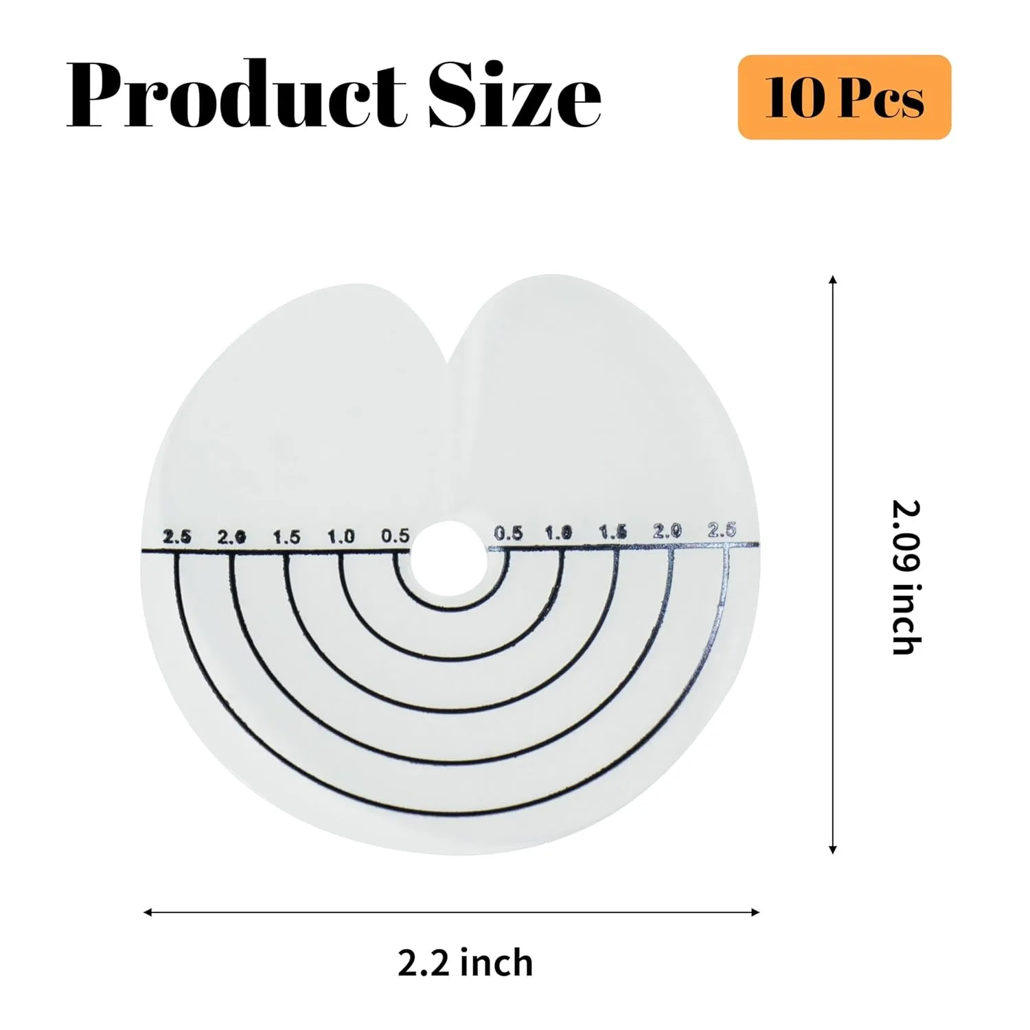 10 Pieces Hair Extension Wig Tools Round Heat Protector for Hair Extensions High Quality Clear Fusion Adhesive Protector thumbnail 3