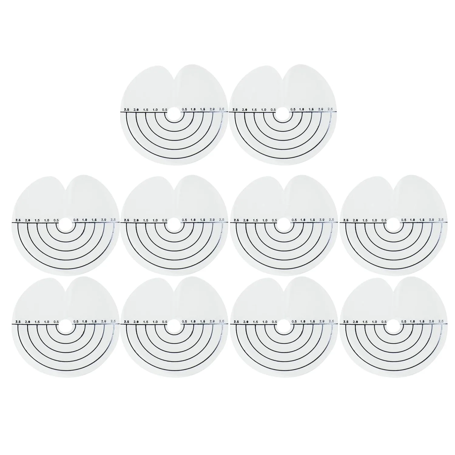10 Pieces Hair Extension Wig Tools Round Heat Protector for Hair Extensions High Quality Clear Fusion Adhesive Protector