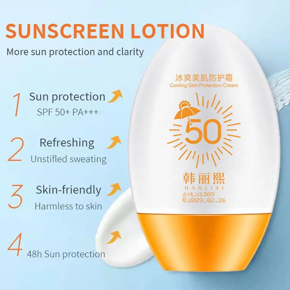 SPF50+ Sunscreen Stick Body Face Skin Care Protective Cream Summer UV Cream Sunburn Repair Sun Block Isolation Moisturizing thumbnail 4