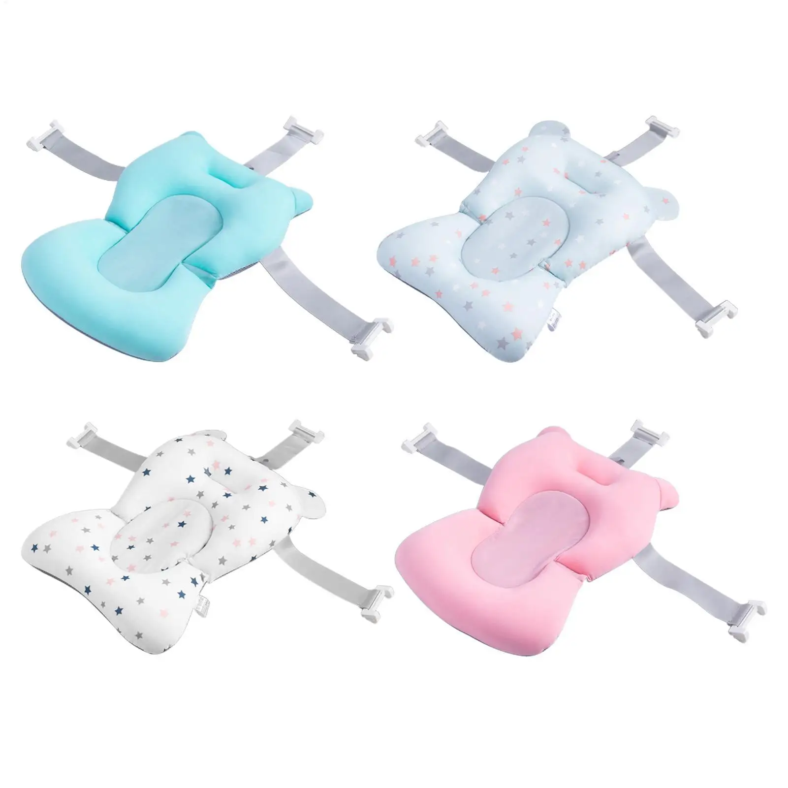 Baby Bath Cushion Pad Anti-skid Support Pillow Infant Bath Supporter Newborns Support Seat Mat For Bathtub Baby Care