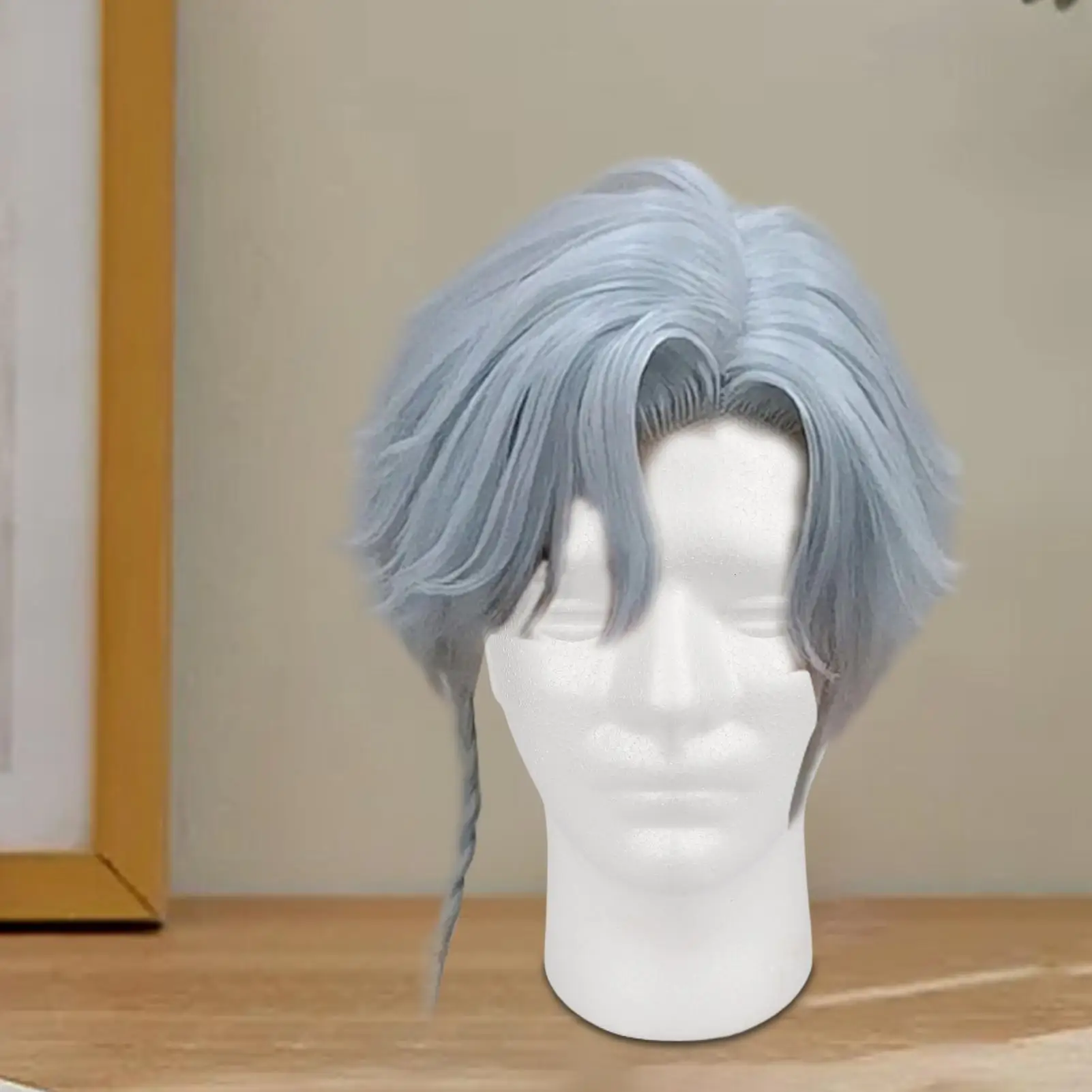 Wig Head Foam Headpiece Display Accessories Hair Accessory Display Head for Hairstylists Students Salon Home Cosplay Enthusiasts thumbnail 4