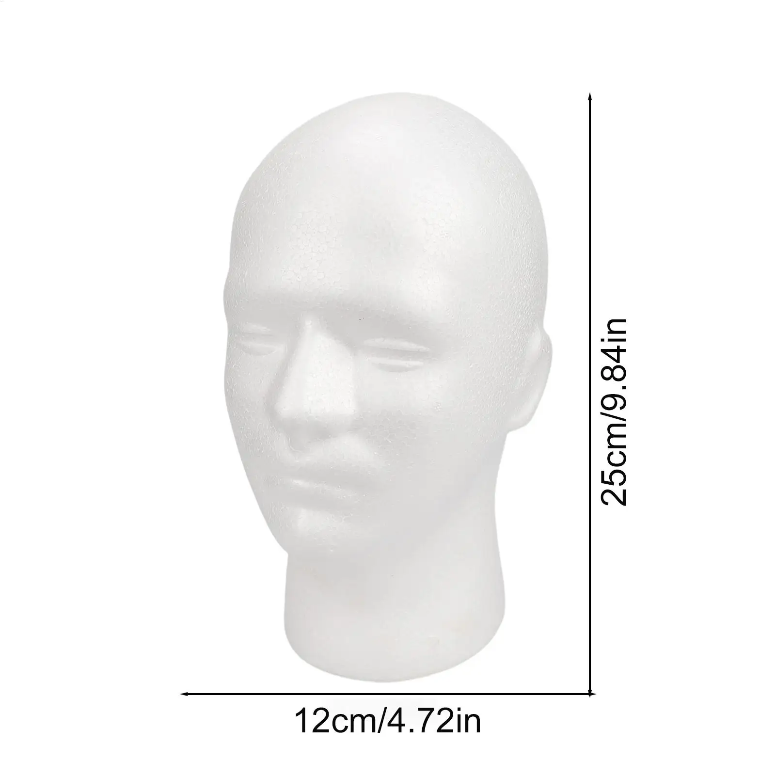 Wig Head Foam Headpiece Display Accessories Hair Accessory Display Head for Hairstylists Students Salon Home Cosplay Enthusiasts thumbnail 6