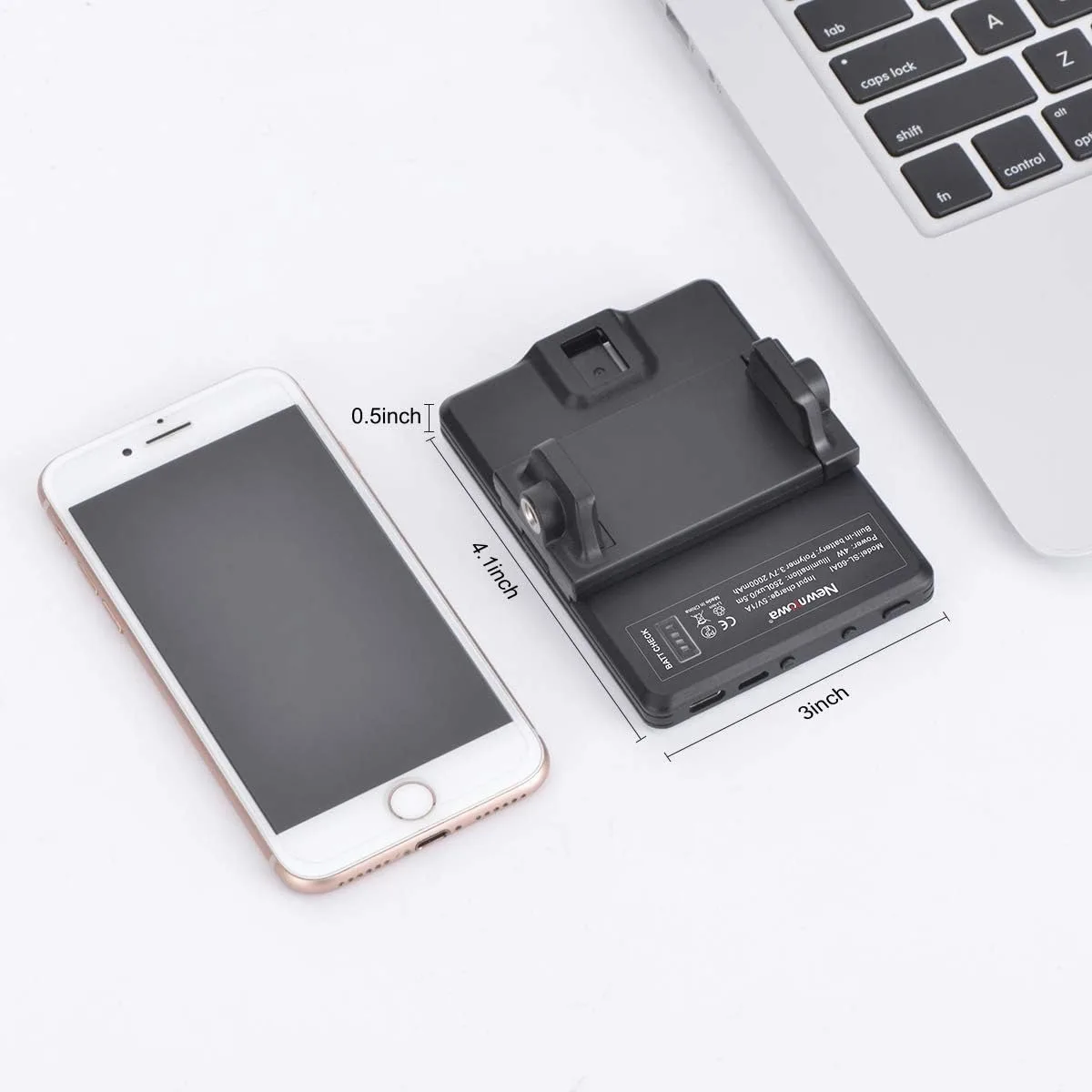 60 LED Clip-on Selfie Light 3 Modes Rechargeable Video Conference Lighting for Laptop Phone Makeup Photography thumbnail 6