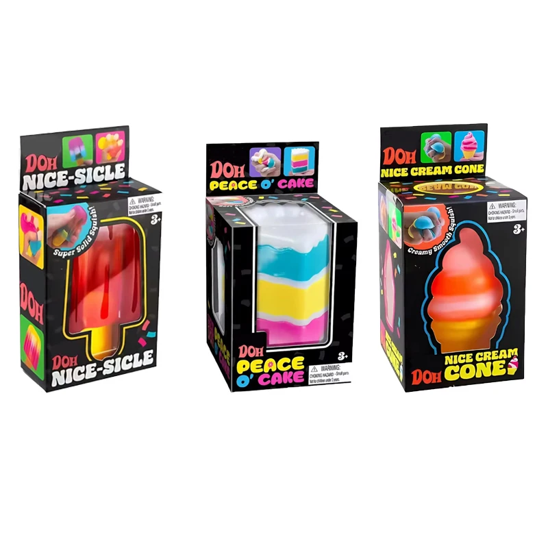 Schylling Needoh Nice Cube sensory toy, stress relieving block, pinch, relieve stress, puzzle and release thumbnail 6