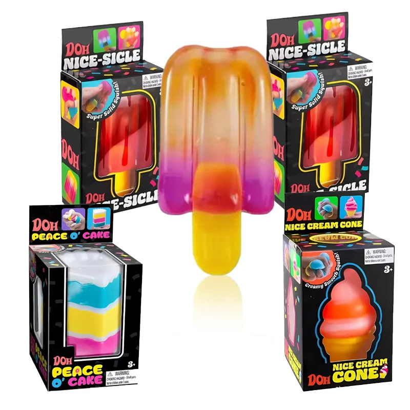 Schylling Needoh Nice Cube sensory toy, stress relieving block, pinch, relieve stress, puzzle and release