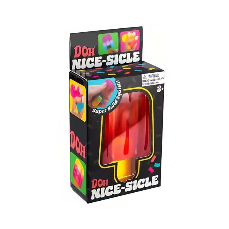 Schylling Needoh Nice Cube sensory toy, stress relieving block, pinch, relieve stress, puzzle and release thumbnail 4