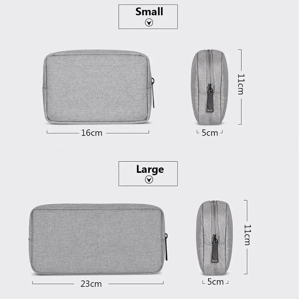 Large Capacity USB Cable Earphone Organizer Digital Accessories Storage Bag Gadget Devices Pouch Makeup Cover thumbnail 6