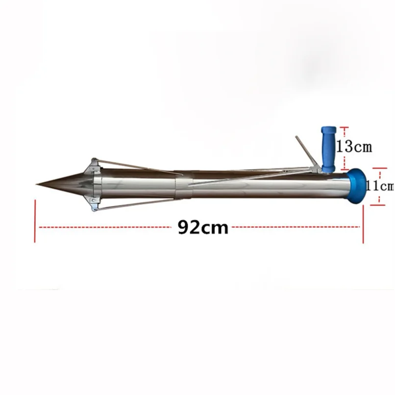 Stainless Steel Manual Seedling Planter Long Handled Bulb Vegetable Planter Tools Agricultural Seeder Sapling Transplant Planter thumbnail 6