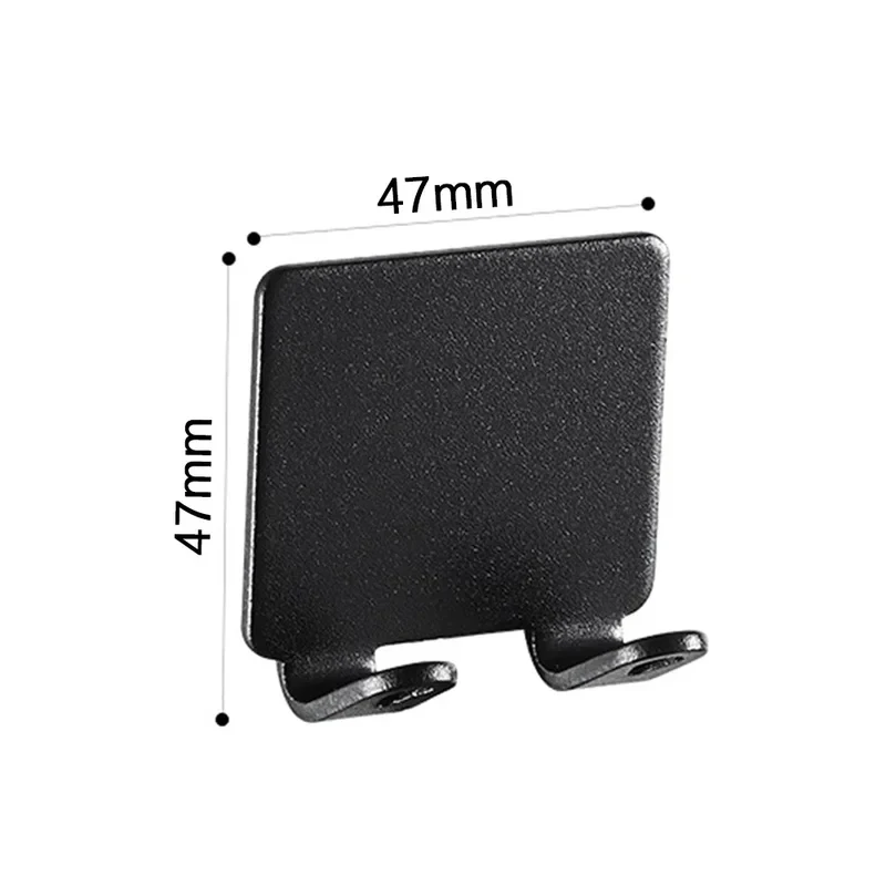 1/2/3/4pcs Wall Mounted Razor Holder Stainless Steel Bathroom Organizer With Hooks For Shaving Accessories Rustproof Durable thumbnail 6