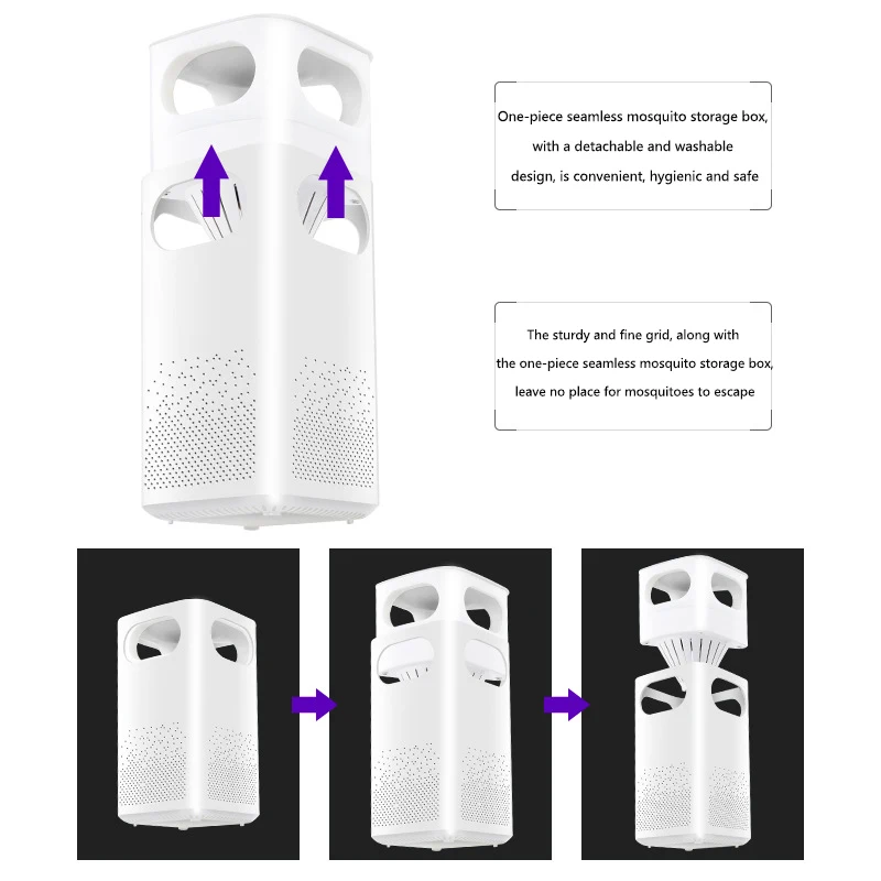 Xiaomi USB Mosquito Killer Lamp Fly Bug Mosquito Repeller Electronic LED Light Control Lamp Small Insect Trap Home Appliances thumbnail 5
