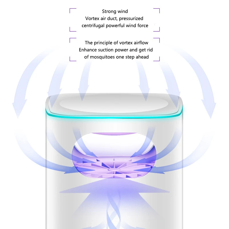Xiaomi USB Mosquito Killer Lamp Fly Bug Mosquito Repeller Electronic LED Light Control Lamp Small Insect Trap Home Appliances thumbnail 3
