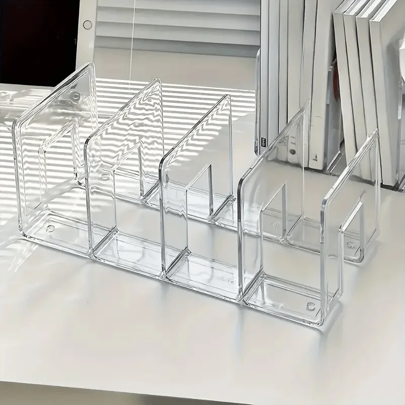 2pcs Transparent plastic bag storage partition for handbag wallet closet and retail display organizer thumbnail 3