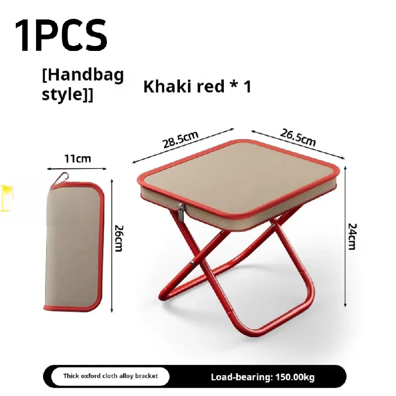 Portable Folding Camping Chair Durable Bench Fishing Mini Stool Travel Camping Outdoor Folding Picnic Sketch Handbag Chairs thumbnail 5