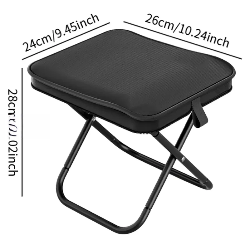 Portable Folding Camping Chair Durable Bench Fishing Mini Stool Travel Camping Outdoor Folding Picnic Sketch Handbag Chairs thumbnail 3