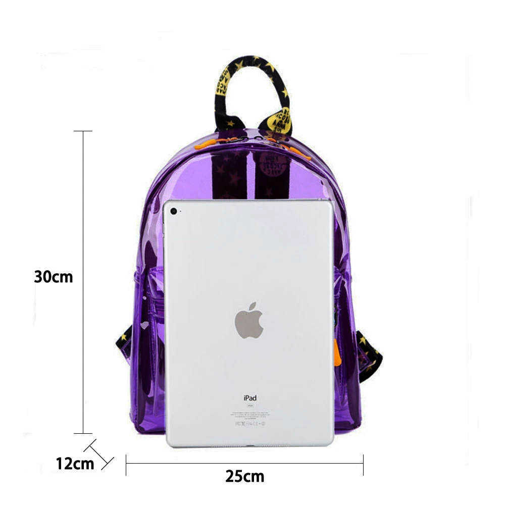 TINYAT Fashion Backpack for Women Girls Waterproof School Bag Large Capacity Travel Rucksack Female Casual Lavender Daypack thumbnail 3