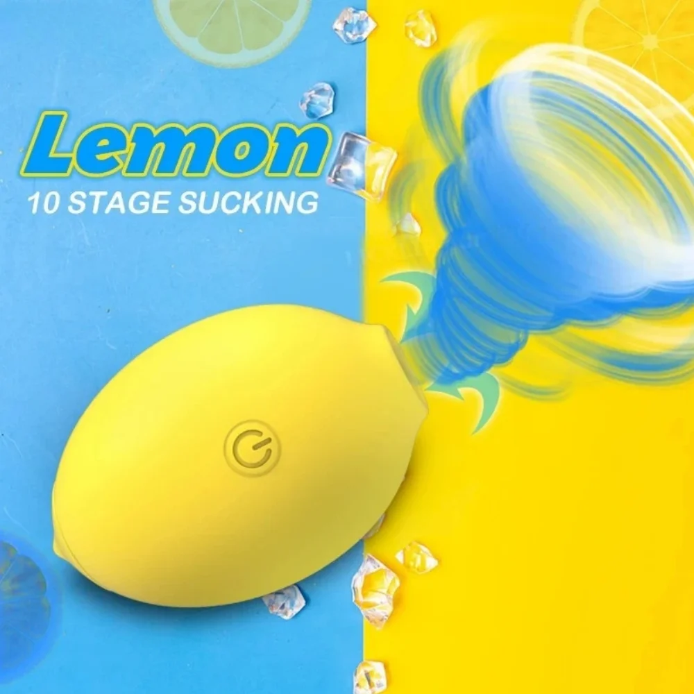 Lemon Sucker Vibrator Female Powerful Sucking Oral Massager Nipple Clitoris Stiamulator Masturbator Sex Toy for Women Couples thumbnail 6
