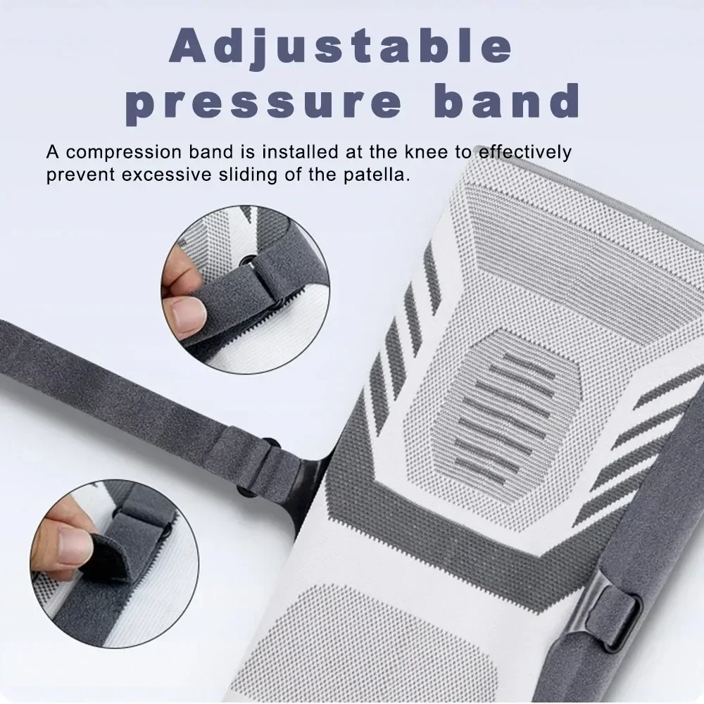 1PC Outdoor Sport Fitness Running Cycling Knee Support Brace Elastic Nylon Compression Knee Pad Sleeve for Basketball Volleyball thumbnail 4