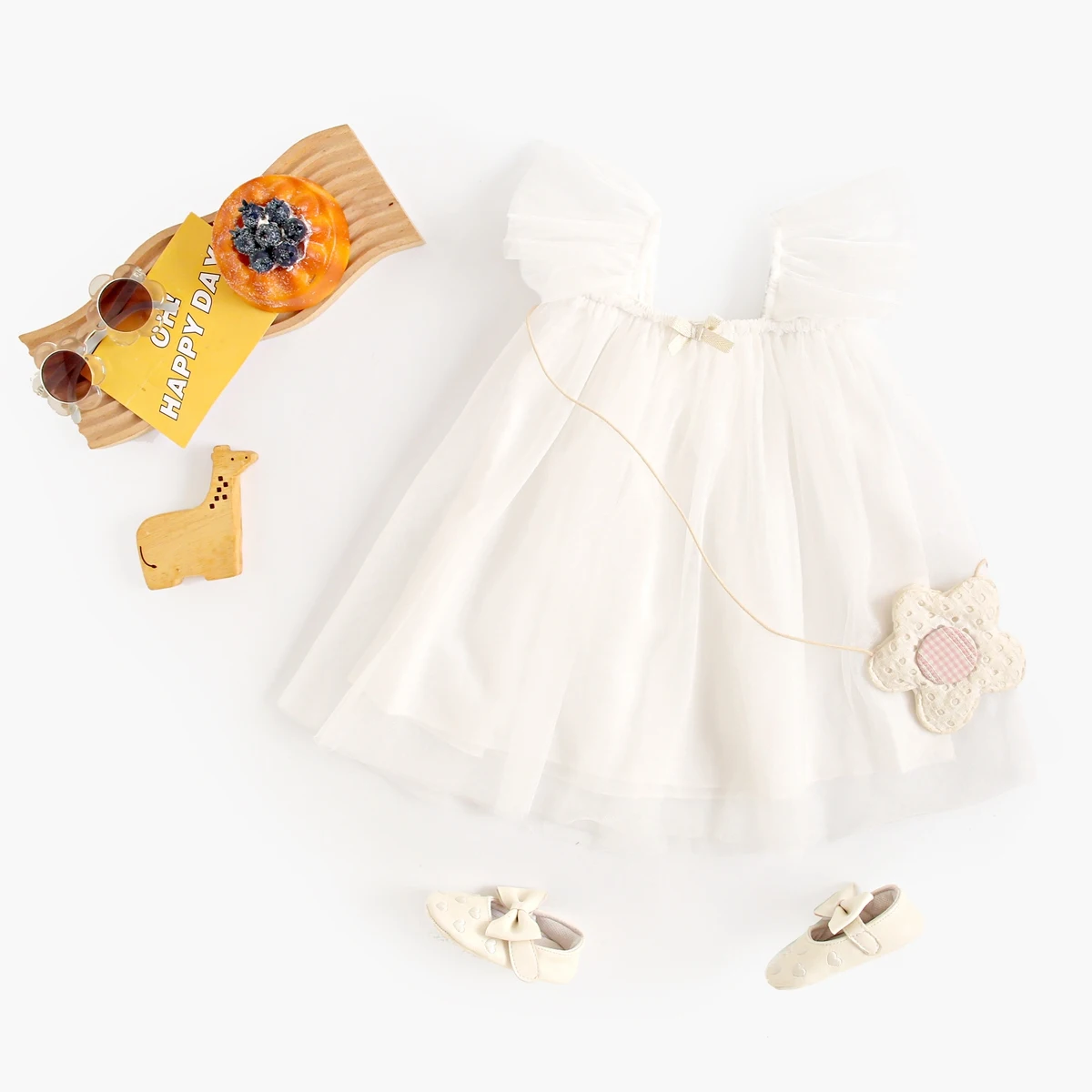 Fashion Kids Girls Dress Party Sleeveless Summer Baby Dress Birthday thumbnail 4