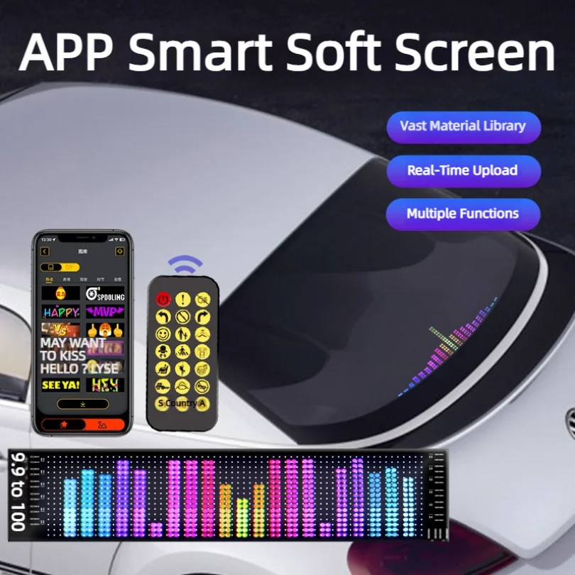 LED advertising screensoft screen APP Bluetooth car display screen thumbnail 2