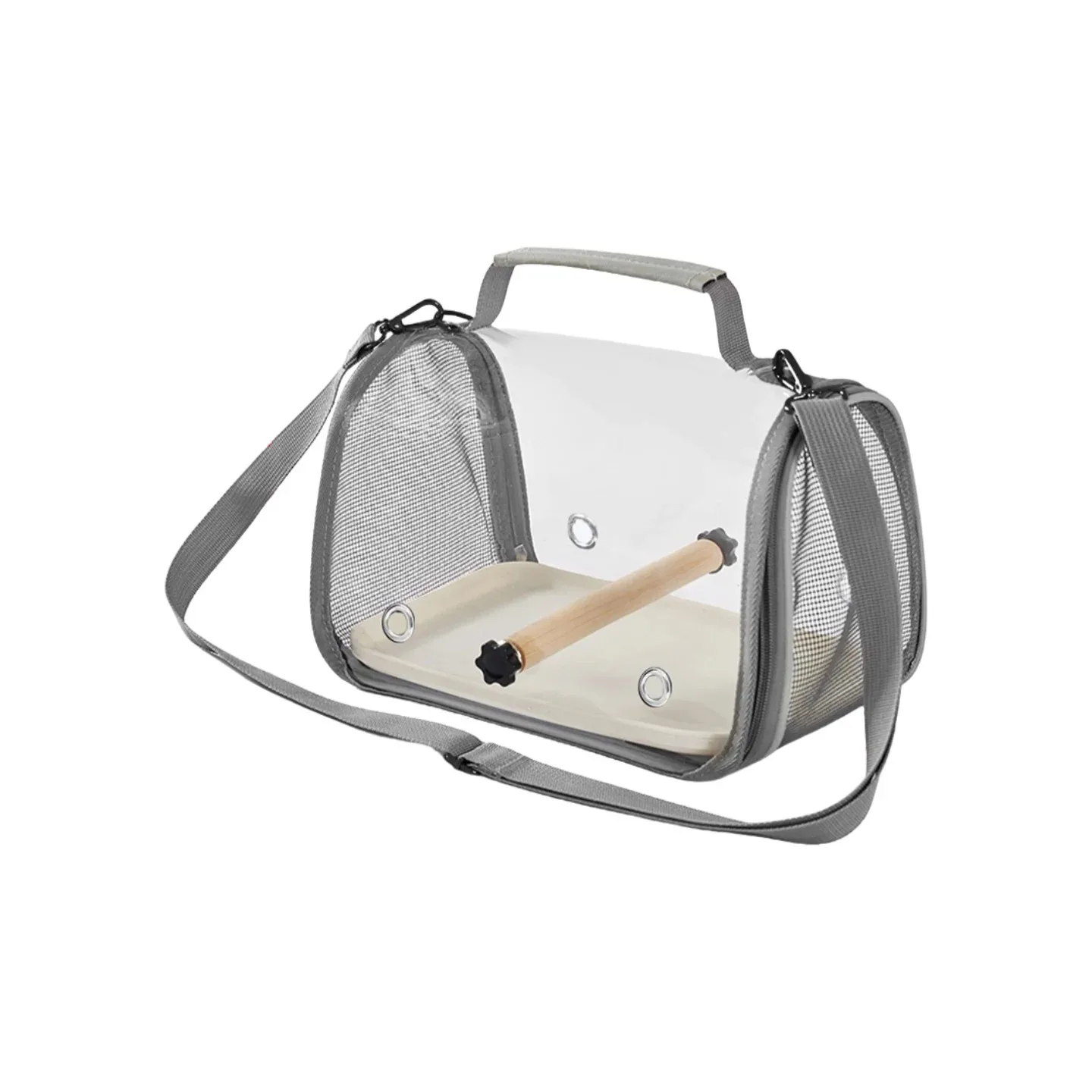 Portable Bird Travel Bag With Stand & Removable straps Breathable design Suitable for Small Pets and Birds Parrots Hamsters thumbnail 5