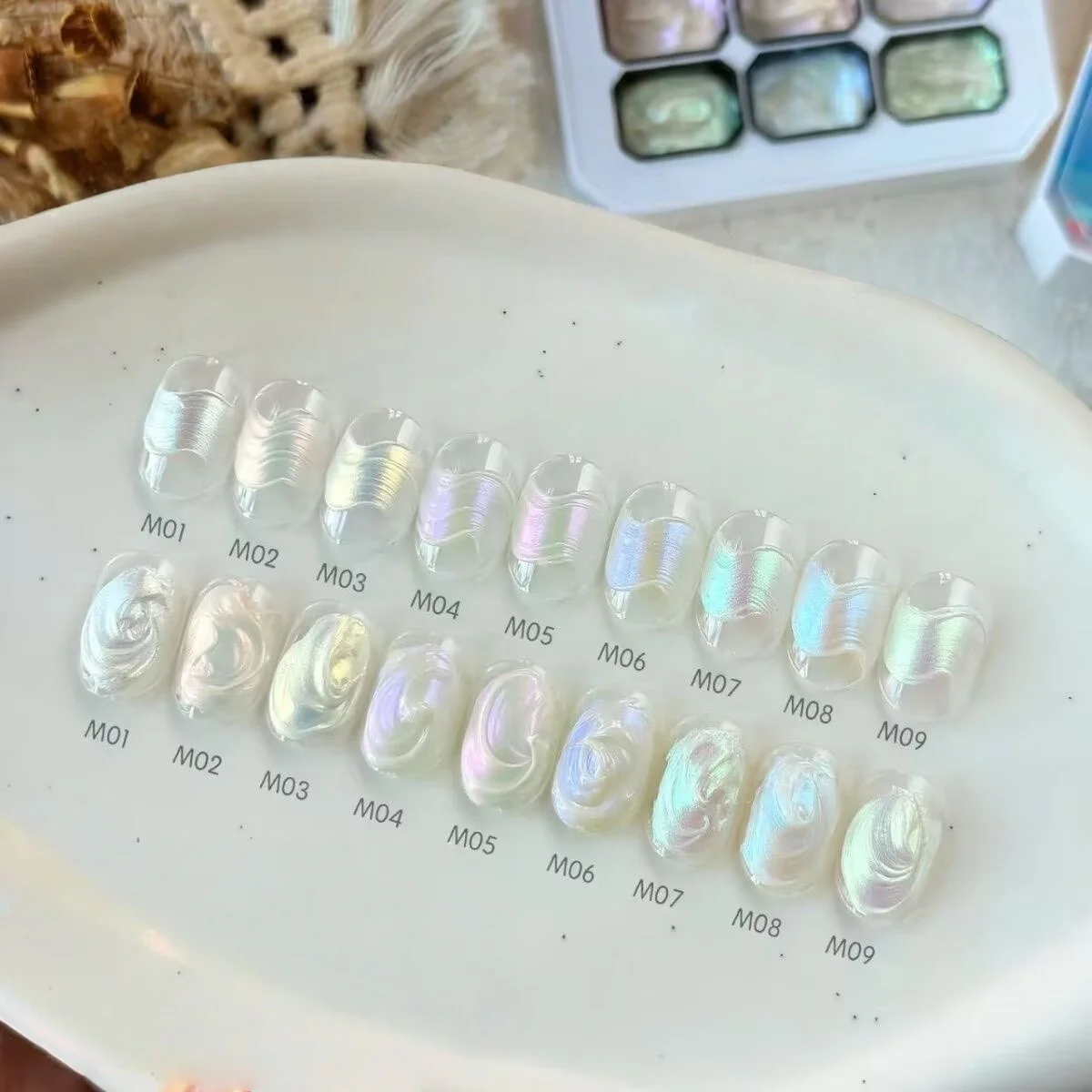 1pc 9-color new popular patting gel gradient dream texture soak off UV&LED gel nail polish art creation salon  DIY ins thumbnail 3