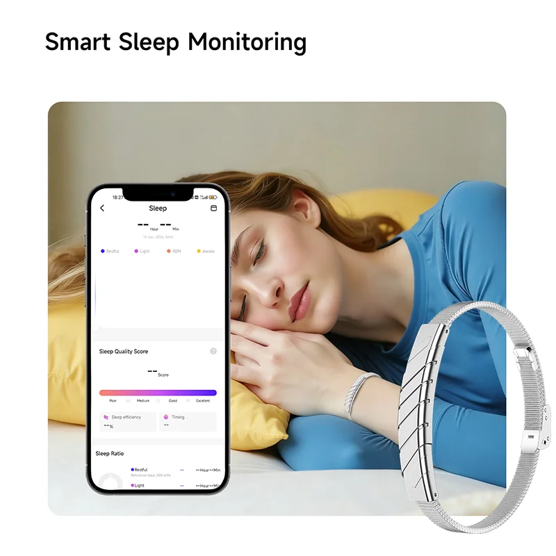 2026 New Bluetooth Smart Bracelet Health Heart Rate Sleep Stress Monitoring Sport Fitness Tracker Smart Wrist Watch Women Men thumbnail 4