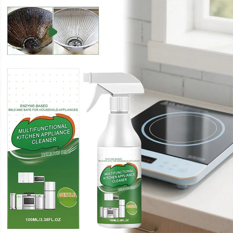 Multi Functional Kitchen Appliance Cleaner Gentle Non Damaging To Appliances Efficiently Removes Oil Stains Dirt Quickly Cleans thumbnail 4