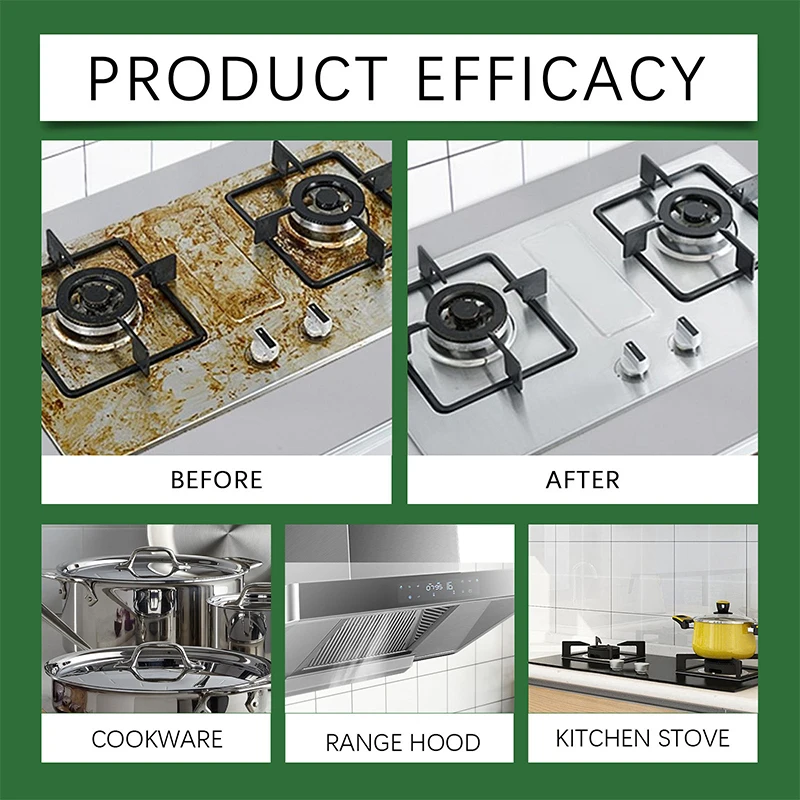 Multi Functional Kitchen Appliance Cleaner Gentle Non Damaging To Appliances Efficiently Removes Oil Stains Dirt Quickly Cleans thumbnail 6