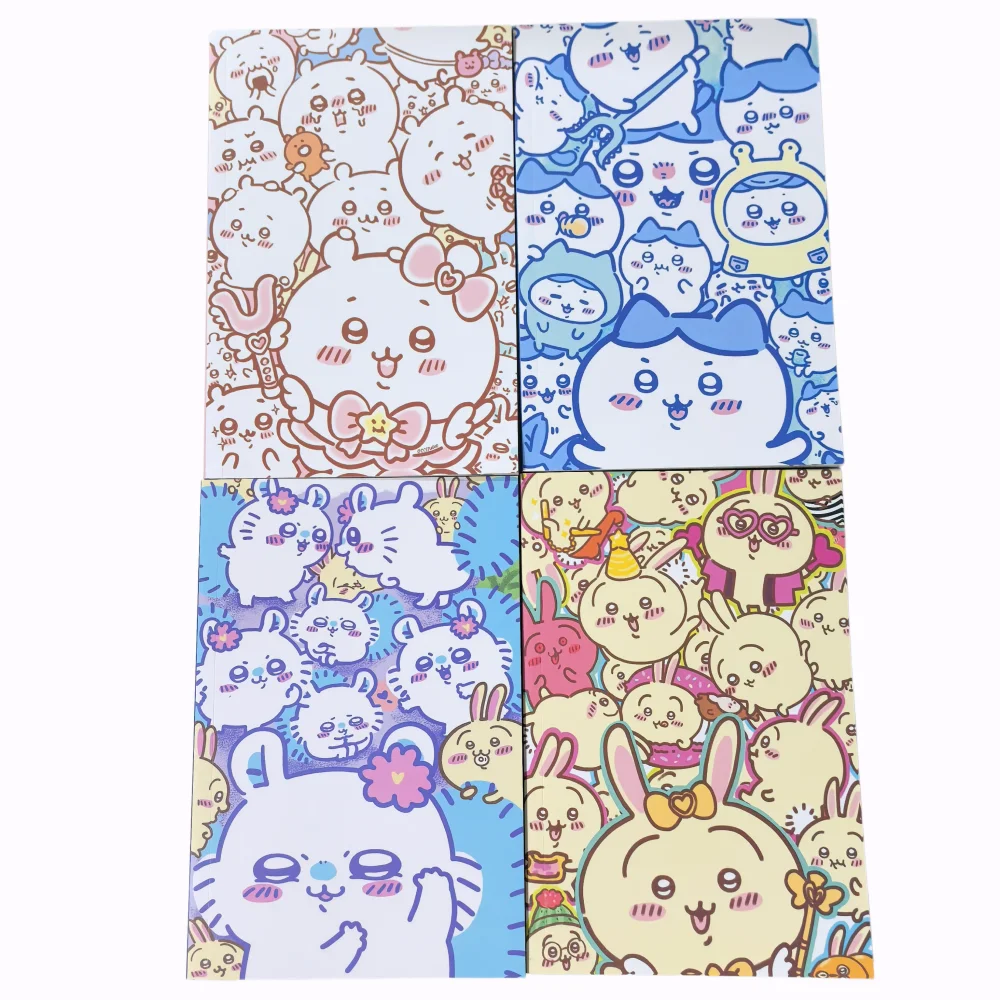 2026 A5 Softcover Colorful Notebook, Cute Stylish Thickened Printed Hand-drawn Journal for Students Chiikawa