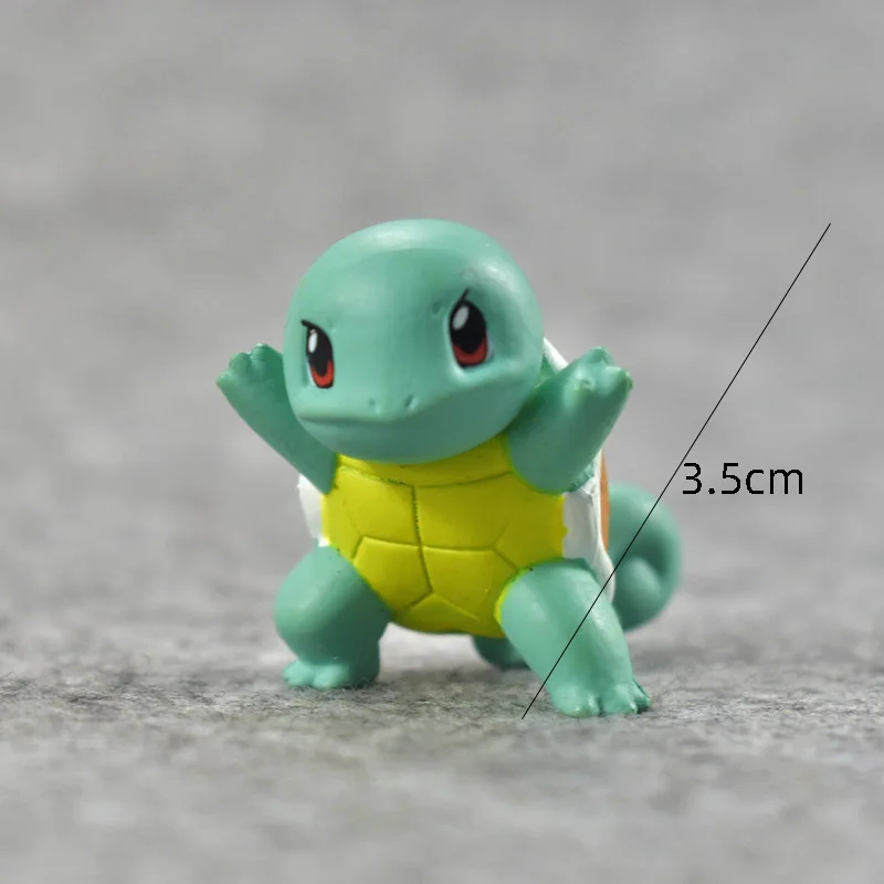 Kanto Starters Pokemon Charmander Bulbasaur Squirtle Psyduck Anime Action Toy Figures Doll Model Colletion Toys For Children thumbnail 6