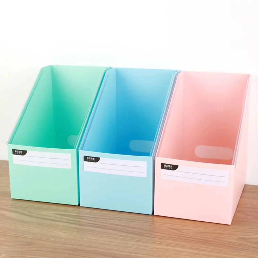 Multifunctional Plastic Foldable Book Storage Box A4 Waterproof Book Sorting Storage Box Large Capacity File Sorting Rack Office