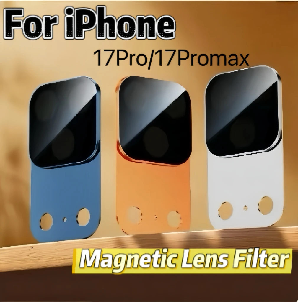 Dual-purpose Magnetic CPL Polarized Lens Filter, scratch and wear resistant, compatible with iPhone 17 Pro / 17 Pro Max
