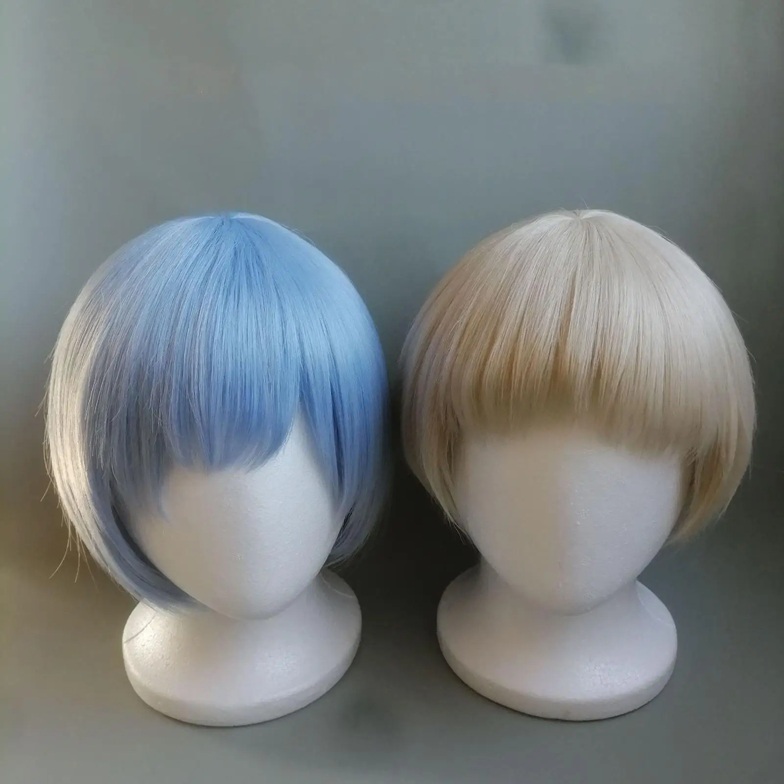 Foam Mannequin Head Faceless Wig Styling Mannequin Head Hair Styling Wig Heads Convenient storage for Beauty Salon Hairdressing thumbnail 3