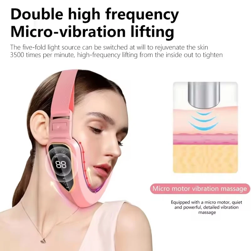 HOT NEW Lifting Massager Electric Facial Massager V-line Face Lifting Slimming Vibration Device Home Use Beauty Tool