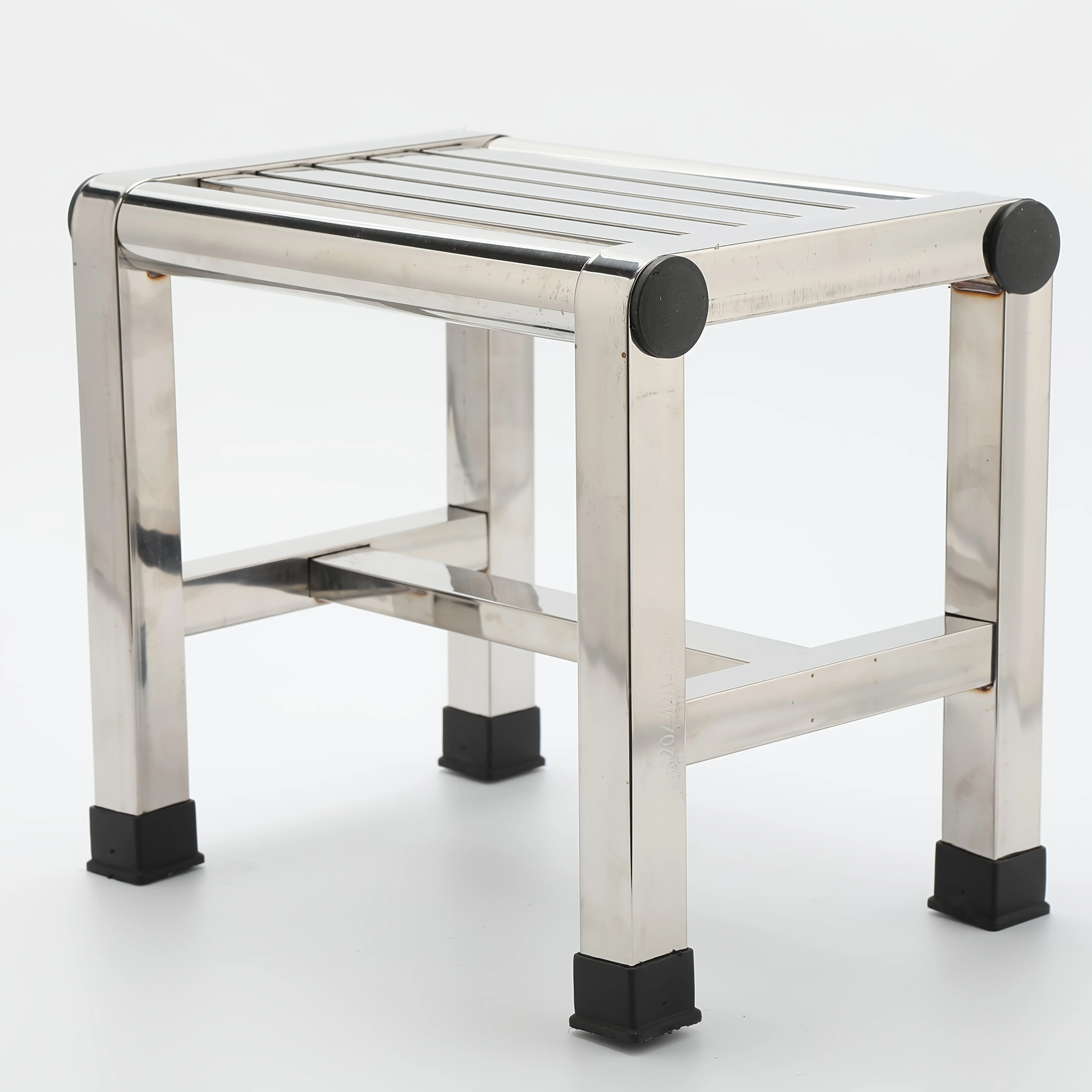 Heavy Duty Square Camping Stool Stainless Steel Waterproof Non-Slip Durable for Indoor Outdoor Use thumbnail 4