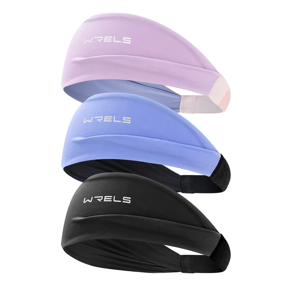 WRELS Anti-Slip Stretch Elastic Gym Fitness Running Yoga Headwrap Breathable Men Women Outdoors Sports Headband Sweatband thumbnail 6