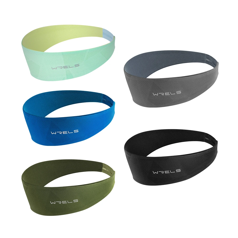 WRELS Sweat Absorbing Headband Breathable Gym Fitness Running Hair Band Quick Dry Elastic Cycling Outdoors Sports Hairband thumbnail 6