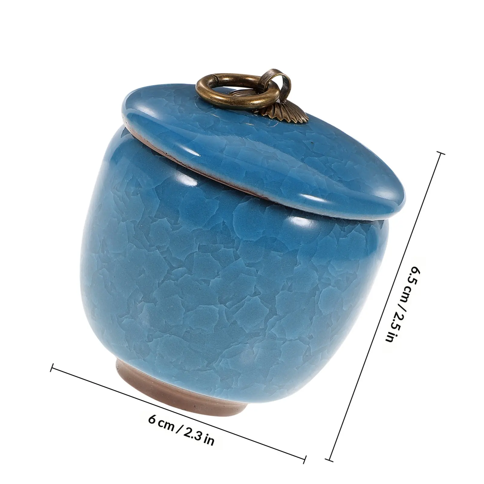 Elegant Minimalist Pet Cremation Urn Ceramic Pet Ash Jar for Dogs Cats Robust Non-Fade Non-Rust Compact Sealed Ashes Holder thumbnail 2