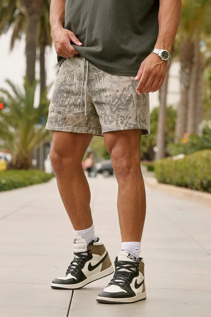Men's Camouflage Cargo Shorts Tactical Casual Loose Work Tooling Shorts Summer Male's Outdoor Knee Length Short Fashion Pants thumbnail 6