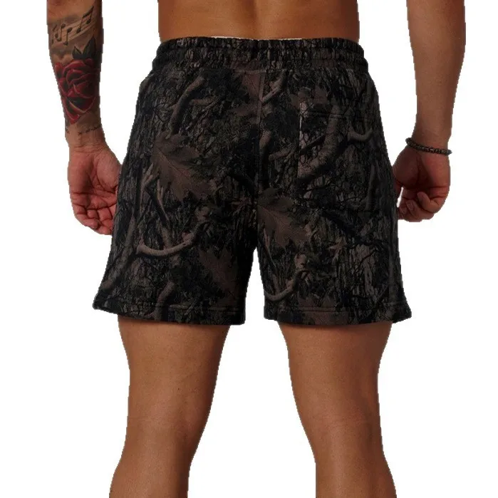 Men's Camouflage Cargo Shorts Tactical Casual Loose Work Tooling Shorts Summer Male's Outdoor Knee Length Short Fashion Pants thumbnail 5