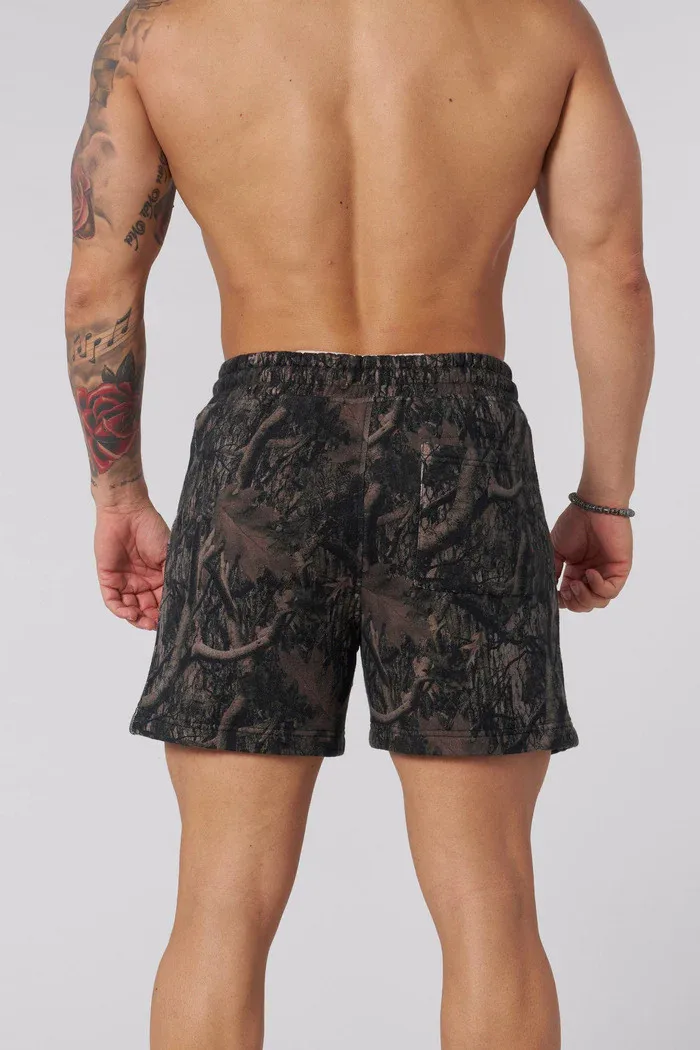 Men's Camouflage Cargo Shorts Tactical Casual Loose Work Tooling Shorts Summer Male's Outdoor Knee Length Short Fashion Pants thumbnail 4
