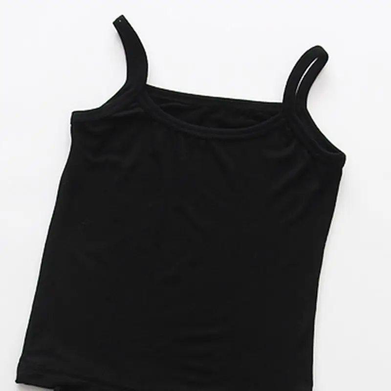Girls Solid Color Modal Tank Top Soft Breathable Underwear Baby Girl Undershirt Singlet for Sizes 100-160 thumbnail 3