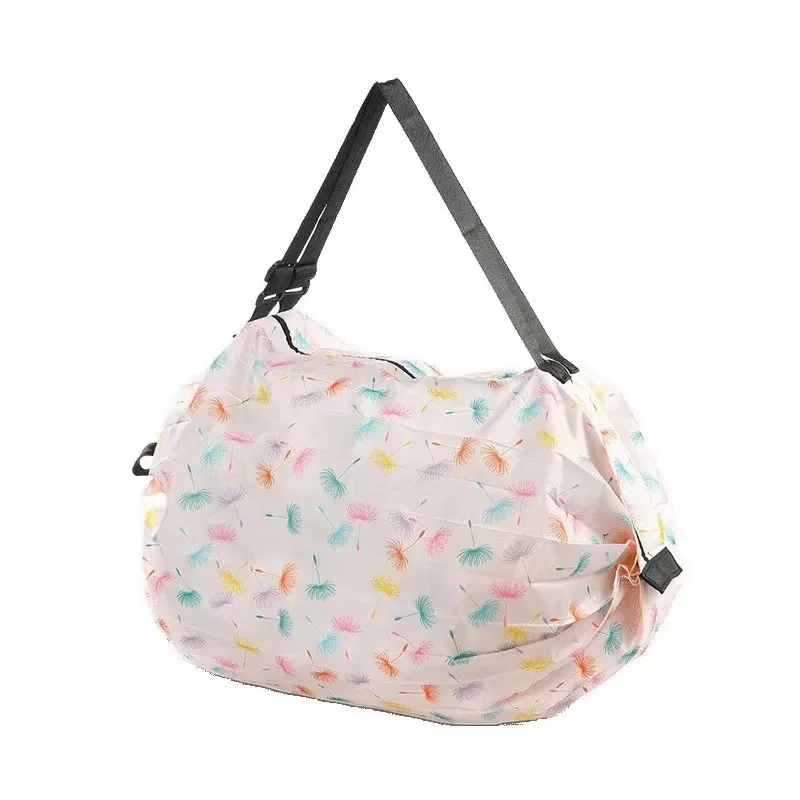 Foldable Travel Single Shoulder Bag Storage Oxford Cloth Thickened Shopping Bag Portable Fashion Japanese Style Leisure Travel thumbnail 5