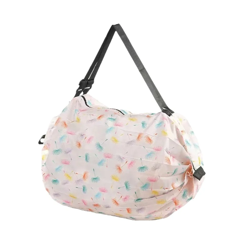 Foldable Travel Single Shoulder Bag Storage Oxford Cloth Thickened Shopping Bag Portable Fashion Japanese Style Leisure Travel thumbnail 6