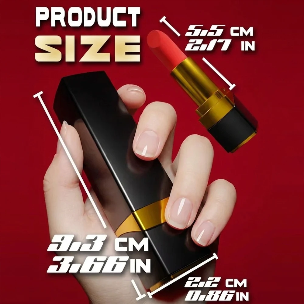Mini Lipstick Bullet Vibrator for Women Beginner-Friendly Waterproof Rechargeable Silicone Clit Massager for G Spot Nipple thumbnail 5