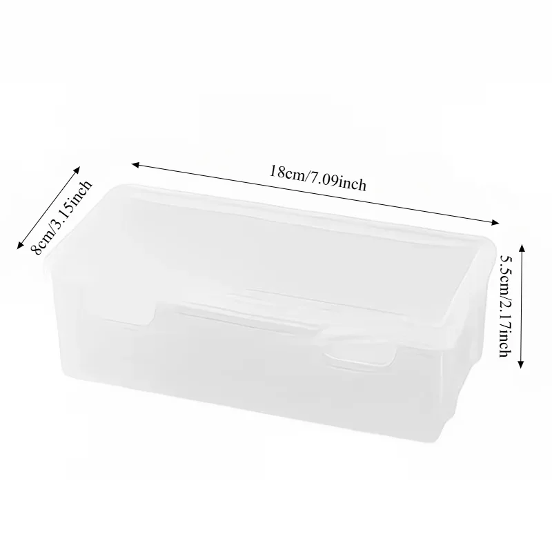 4 Pcs Large Transparent Storage Box Suitable for Offices Art And Handicrafts storage Stackable Snap on Lid Design Storage Box thumbnail 6