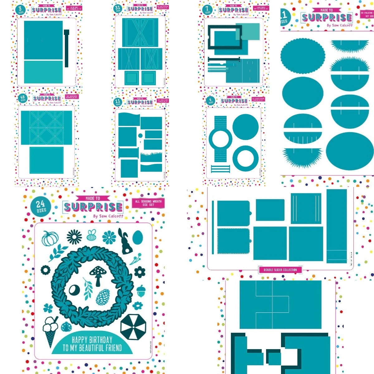 Garland Stamps 2026 New Metal Cutting Dies For Scrapbook Diary Decoration Embossing Template DIY Greeting Card Handmade