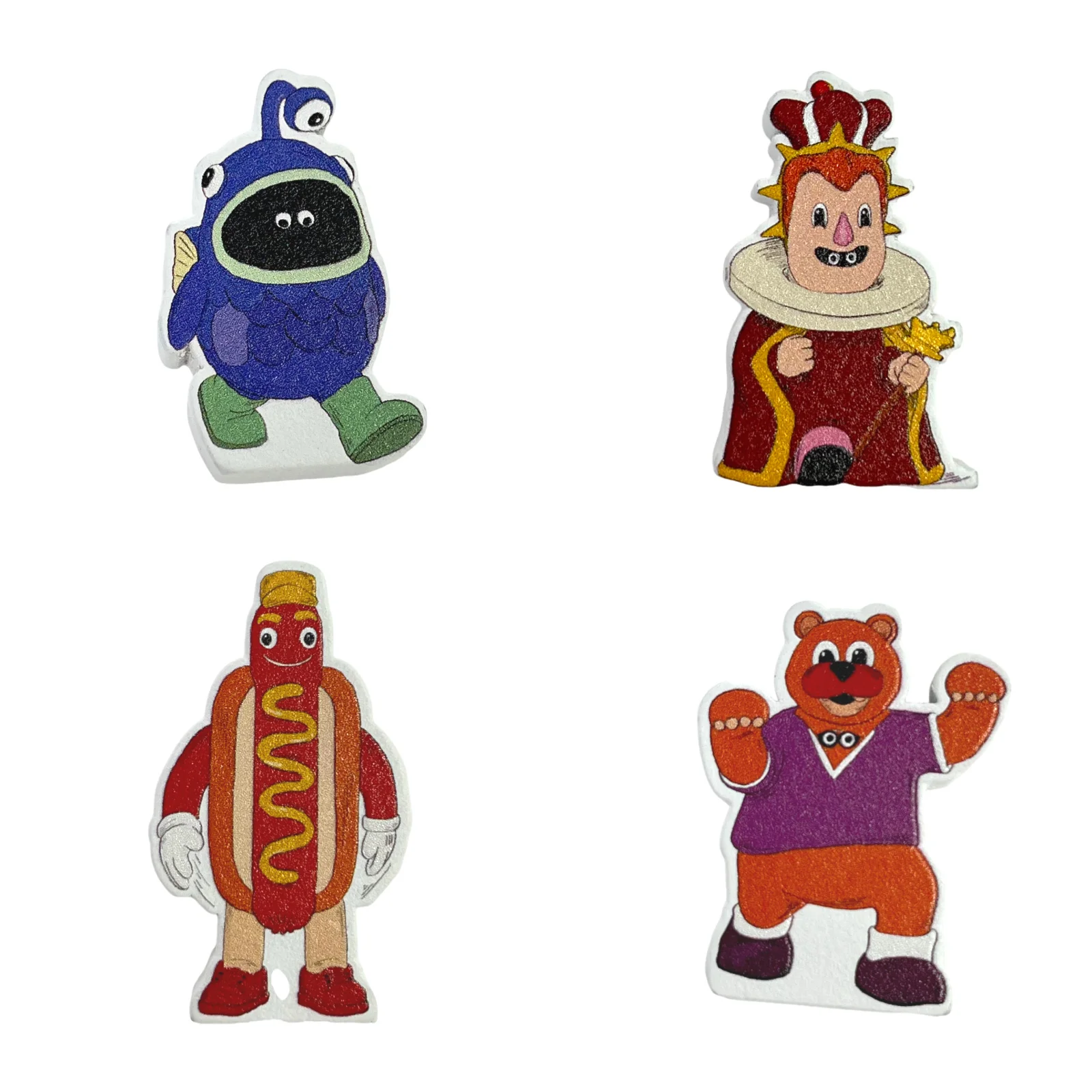 DIY Expansion for Magical Athlete Board Game – Hot Streaker Set: 4 Wood Pieces & 4 Cards – Needs Base Game thumbnail 5